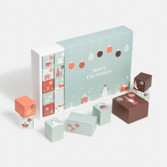 04 02 001 02 005 Joulukalenteri 24 tyhjalla pakkauksella 2  kuva