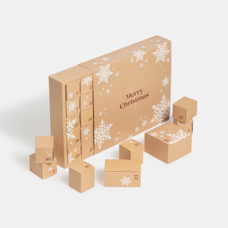 04 02 001 02 022 Joulukalenteri 24 tyhjalla pakkauksella 2  kuva