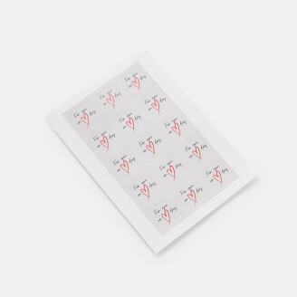 06 06 013 90 021 Klistermarke Valentine for you 51mm 3  image