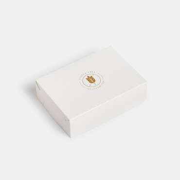 Glutenfree pastry package, lid image