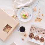 01 04 002 01 033 Piirakan pakkaus pienella ikkunalla ruskea 3