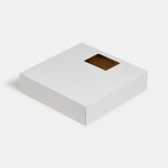 01 04 002 02 033 Piirakan pakkaus pienella ikkunalla valkoinen 1